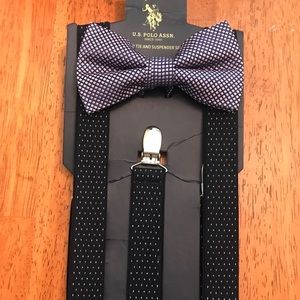 Polo Suspenders and Bow Tie